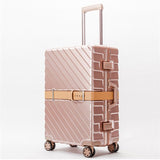 20" 24" 28" Aluminum Frame + Pc Travel Rolling Lugagge Suitcase Bag,New Hardside Carry One ,High