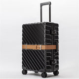 20" 24" 28" Aluminum Frame + Pc Travel Rolling Lugagge Suitcase Bag,New Hardside Carry One ,High