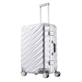 New Fashion 100% Aluminum Alloy Abs+Pc Case Rolling Luggage Spinner Suitcases Wheel 20 Inch