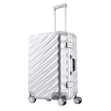 New Fashion 100% Aluminum Alloy Abs+Pc Case Rolling Luggage Spinner Suitcases Wheel 20 Inch