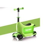 Kids Scooter Suitcase Storage Trolley Luggage Bag For Children Carry-On Rolling Luggage Ride On