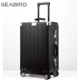 100% All Aluminium Alloy Luggage Hardside Rolling Trolley Luggage Travel Suitcase 20 Carry On