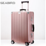 100% All Aluminium Alloy Luggage Hardside Rolling Trolley Luggage Travel Suitcase 20 Carry On