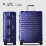 20"26"29"Inchtrolley Suitcase Aluminum Rolling Luggage With Tsa Lock Large Capacity Travel Women