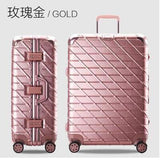 20"26"29"Inchtrolley Suitcase Aluminum Rolling Luggage With Tsa Lock Large Capacity Travel Women