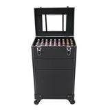 Professional Trolley Cosmetic Case,Multi-Layer Luggage,Large-Capacity And Makeup Nail Box,Large