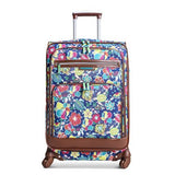 Women'S Boutique Carry-On Trolley Case,Universal Wheel Student Suitcase,Polyester Rolling