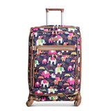 Women'S Fashion Trolley Case,Polyester Environmental Soft Box,20"Universal Wheel Boarding