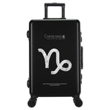 Traveling Luggage Bags With Wheels Spinner Unisex Cartoon Constellation Carry On Luggage Fashion