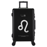 Traveling Luggage Bags With Wheels Spinner Unisex Cartoon Constellation Carry On Luggage Fashion