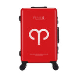 Traveling Luggage Bags With Wheels Spinner Unisex Cartoon Constellation Carry On Luggage Fashion