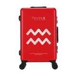 Traveling Luggage Bags With Wheels Spinner Unisex Cartoon Constellation Carry On Luggage Fashion