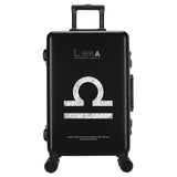 Traveling Luggage Bags With Wheels Spinner Unisex Cartoon Constellation Carry On Luggage Fashion