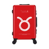 Traveling Luggage Bags With Wheels Spinner Unisex Cartoon Constellation Carry On Luggage Fashion