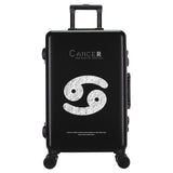 Traveling Luggage Bags With Wheels Spinner Unisex Cartoon Constellation Carry On Luggage Fashion