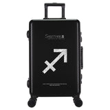 Traveling Luggage Bags With Wheels Spinner Unisex Cartoon Constellation Carry On Luggage Fashion