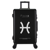 Traveling Luggage Bags With Wheels Spinner Unisex Cartoon Constellation Carry On Luggage Fashion