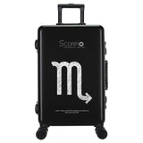 Traveling Luggage Bags With Wheels Spinner Unisex Cartoon Constellation Carry On Luggage Fashion