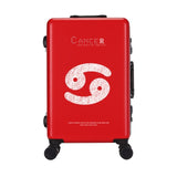 Traveling Luggage Bags With Wheels Spinner Unisex Cartoon Constellation Carry On Luggage Fashion