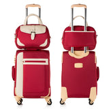 Hotsale!14 20 22 24 26Inches Female Travel Luggage Bags Sets On Universal Wheels,Girl Fashion