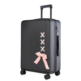 20"24"Inch Fashion Abs Travel Trunk, Wheels Travel Bag Suitcase Bag, Carry On Luggage Box