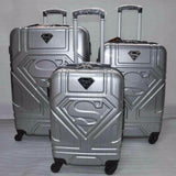 Pc  Luggage Bag  Trolley 4 Wheels Travel Rolling Boarding Suitcase For Unisex,20"24"28 Inches