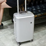 Aluminum Frame Suitcase,Multiwheel Luggage Carry-On,Nniversal Wheel Hardside Travel Box Drag