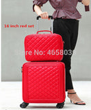Women'S Upgraded Version Rolling Luggage Suitcase Bag Set ,Fashion Pu Leather Trolley Case With