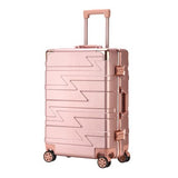 Lightweight Suitcase,Abs+Pc Trolley Case,Classic Suitcase,Tsa Password Box,Universal Wheel