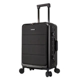 Casual Travel Trolley Luggage Aluminum Frame Tsa Alloy Business Rolling Luggage Airplane Suitcase