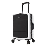 Casual Travel Trolley Luggage Aluminum Frame Tsa Alloy Business Rolling Luggage Airplane Suitcase