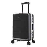 Casual Travel Trolley Luggage Aluminum Frame Tsa Alloy Business Rolling Luggage Airplane Suitcase