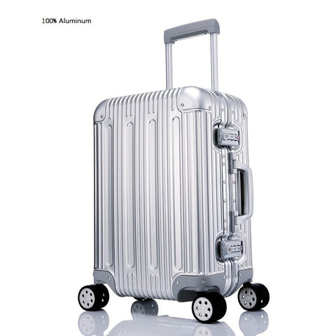 Carrylovenoble High Quality Aluminum-Magnesium Alloy Spinner Travel Brand Suitcase Hand Luggage