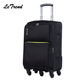 New Waterproof Oxford High Quality Travel Luggage Hand Trolley Men Boarding Suitcase Large Capacity