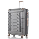 Universal Wheel Hardside Luggage,Abs+Pc Portable Trolley Case,19"Scratch-Resistant Boarding