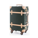 Quality Vintage Suitcase Wheels Pp+Pu Leather Rolling Luggage Spinner Women Retro Trolley 20 Inch