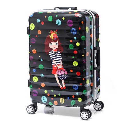 2019 New Trolley Case,Aluminum Frame Suitcase,Male And Female Trolley Case Female Small Fresh