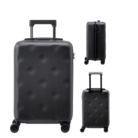 Trendy Luggage,Matte Anti-Fall Wear Trolley Case,Silent Caster Suitcase,20 Inch Boarding