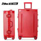 Carrylove Personality Retro High Capacity Luggage Series 20/24/26/29 Inch Size Pc Aluminum Frame