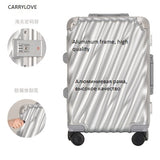 Carrylove All Aluminum Frame, Business Travel 20/24/28 Inch Size Pc Luggage Spinner Brand Travel
