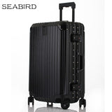 Seabird 20"24"26"29 Inch Aluminum Frame Rolling Luggage Travel Trolley Bag Mala De Viagem With