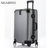 Seabird 20"24"26"29 Inch Aluminum Frame Rolling Luggage Travel Trolley Bag Mala De Viagem With