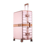 Carrylove Super Fashion High Quality, Luxury 20/24/29 Inch Size Pc Aluminum Frame Rolling Luggage