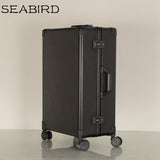 Seabird Aluminum Frame&Drawbars&Pc Tsa Scratch Resistant Travel Trolley Case Rolling Luggage Bags