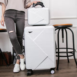 Abs +Pc Rolling Luggage Suitcase Trolley,Stylish And Convenient Trolley Case,Super Storage