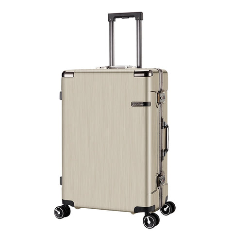 20'' 24'' Aluminum Frame+Pc Spinner Travel Suitcase Hand Rolling Luggage Trolley With Tsa Lock