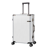 20'' 24'' Aluminum Frame+Pc Spinner Travel Suitcase Hand Rolling Luggage Trolley With Tsa Lock