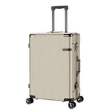 20'' 24'' Aluminum Frame+Pc Spinner Travel Suitcase Hand Rolling Luggage Trolley With Tsa Lock