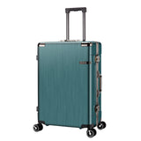 20'' 24'' Aluminum Frame+Pc Spinner Travel Suitcase Hand Rolling Luggage Trolley With Tsa Lock
