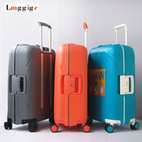 Strong Rolling Travel Luggage Bag ,Fashion Universal Wheel Suitcase,New Trolley Case,Pp